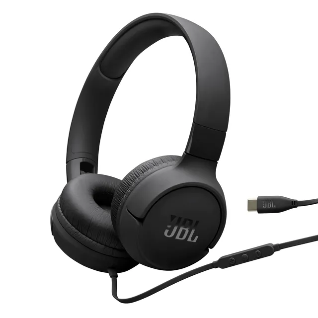 jbl-tune-520-c-cuffie-con-filo-usb-c-on-ear-microfono-jbl-pure-bass-audio-hi-res image 1