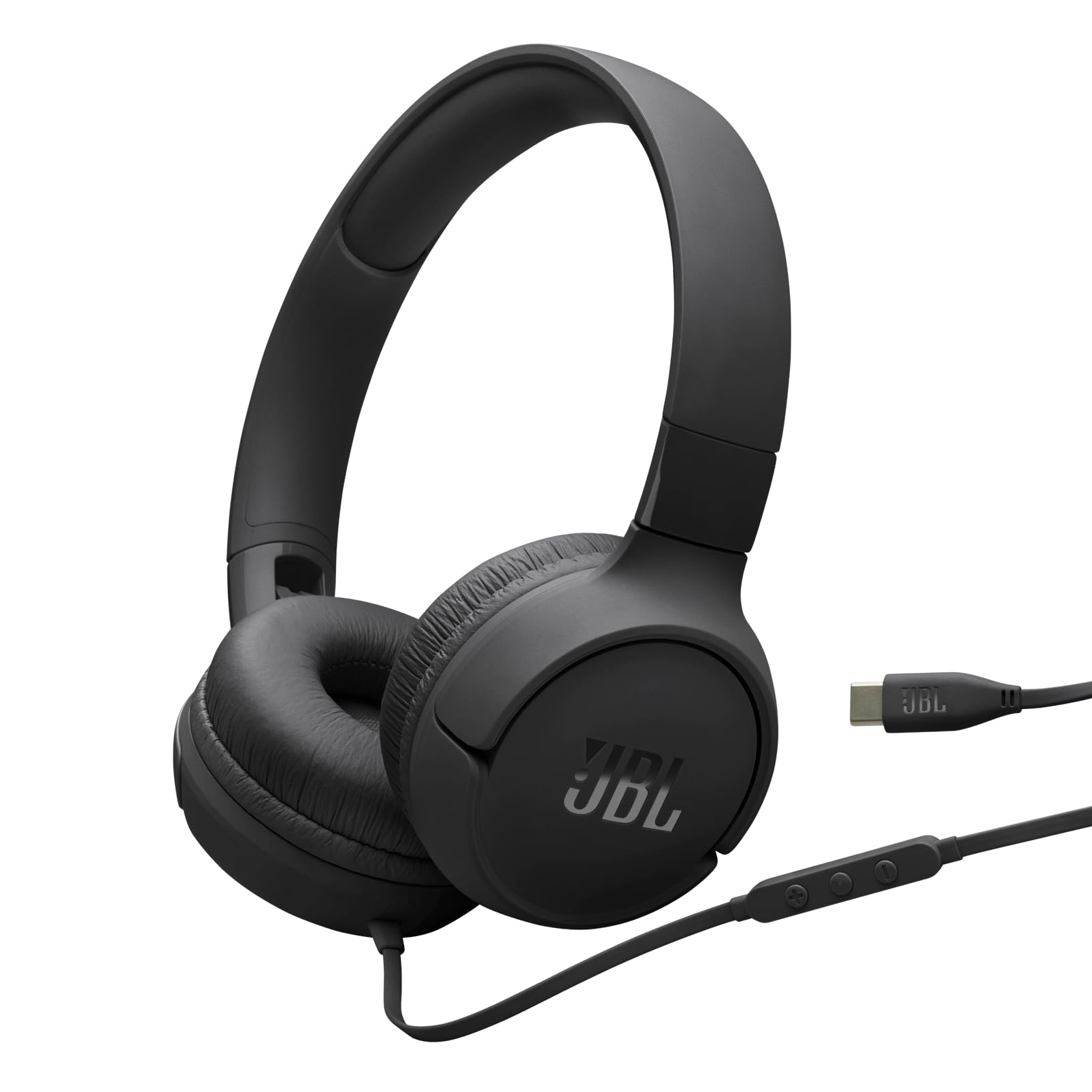 jbl-tune-520-c-cuffie-con-filo-usb-c-on-ear-microfono-jbl-pure-bass-audio-hi-res image 1