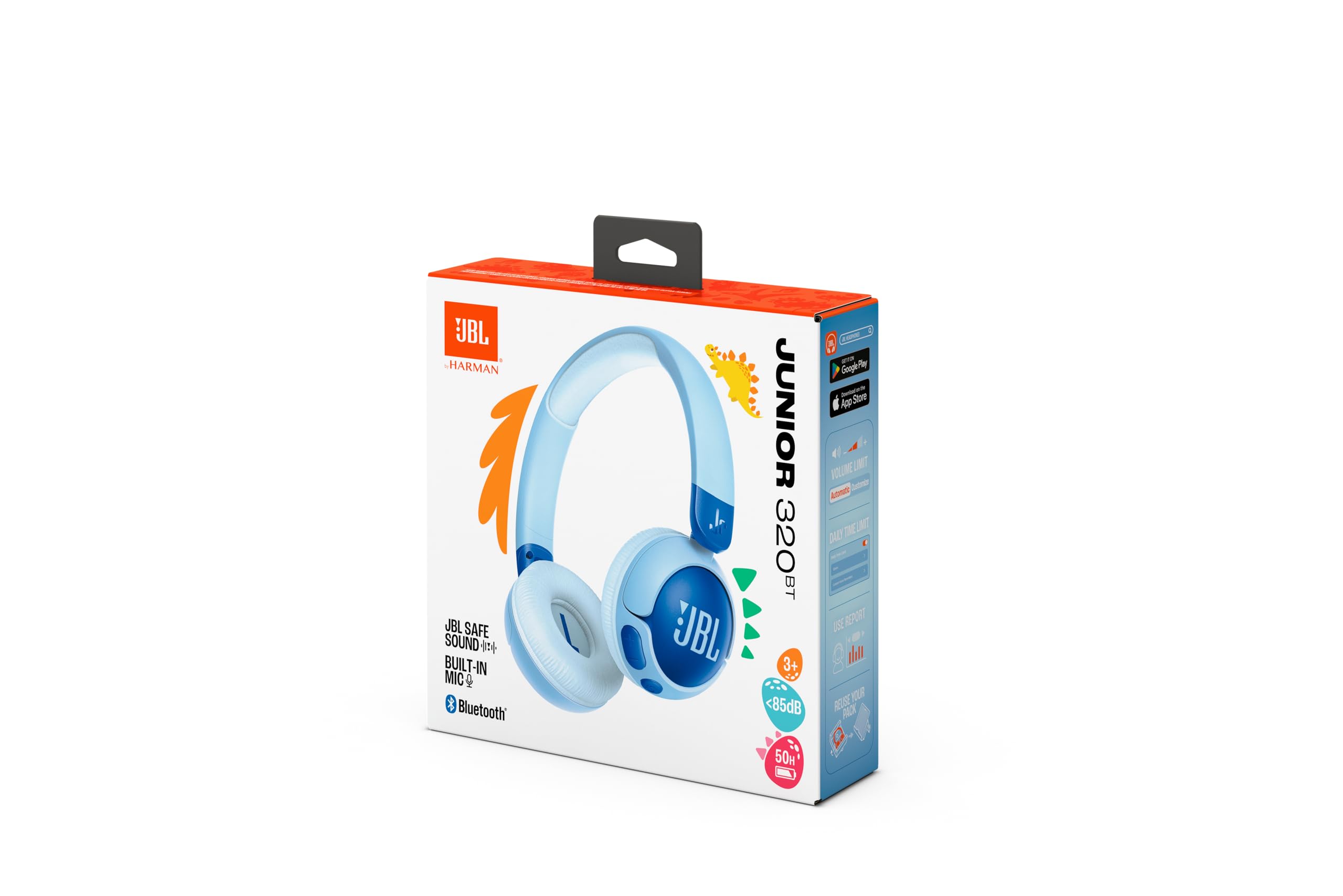 jbl-junior-320-bt-cuffie-on-ear-bluetooth-wireless-per-bambini-blu-microfono-int image 7