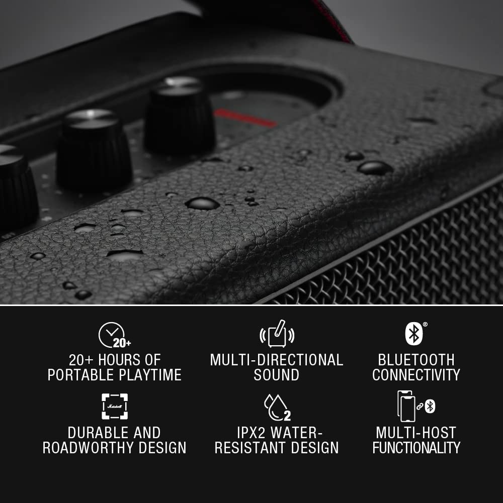 marshall-kilburn-ii-cassa-bluetooth-portatile-nero-20-ore-di-autonomia-suono-mul image 5
