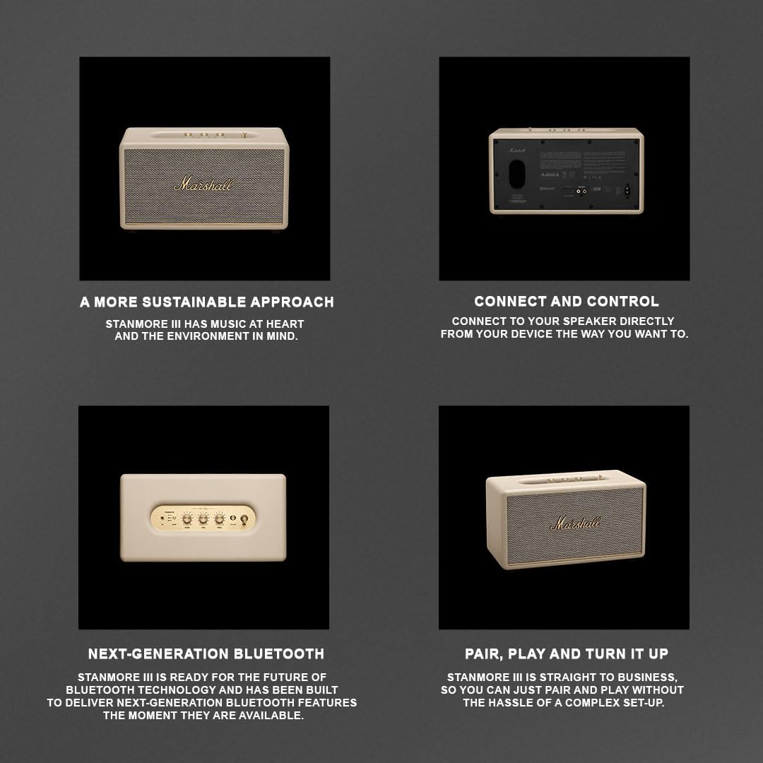 marshall-stanmore-iii-altoparlante-bluetooth-home-stereo-con-bluetooth-5-2-ingre image 8
