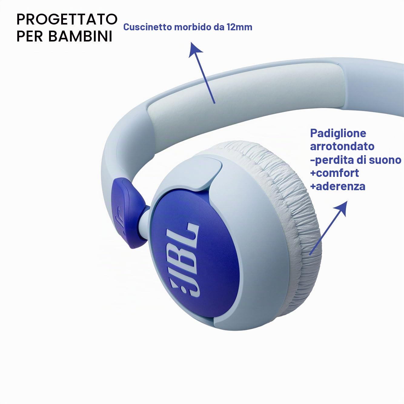 jbl-junior-320-cuffie-on-ear-cablate-per-bambini-blu-microfono-integrato-jbl-saf image 2