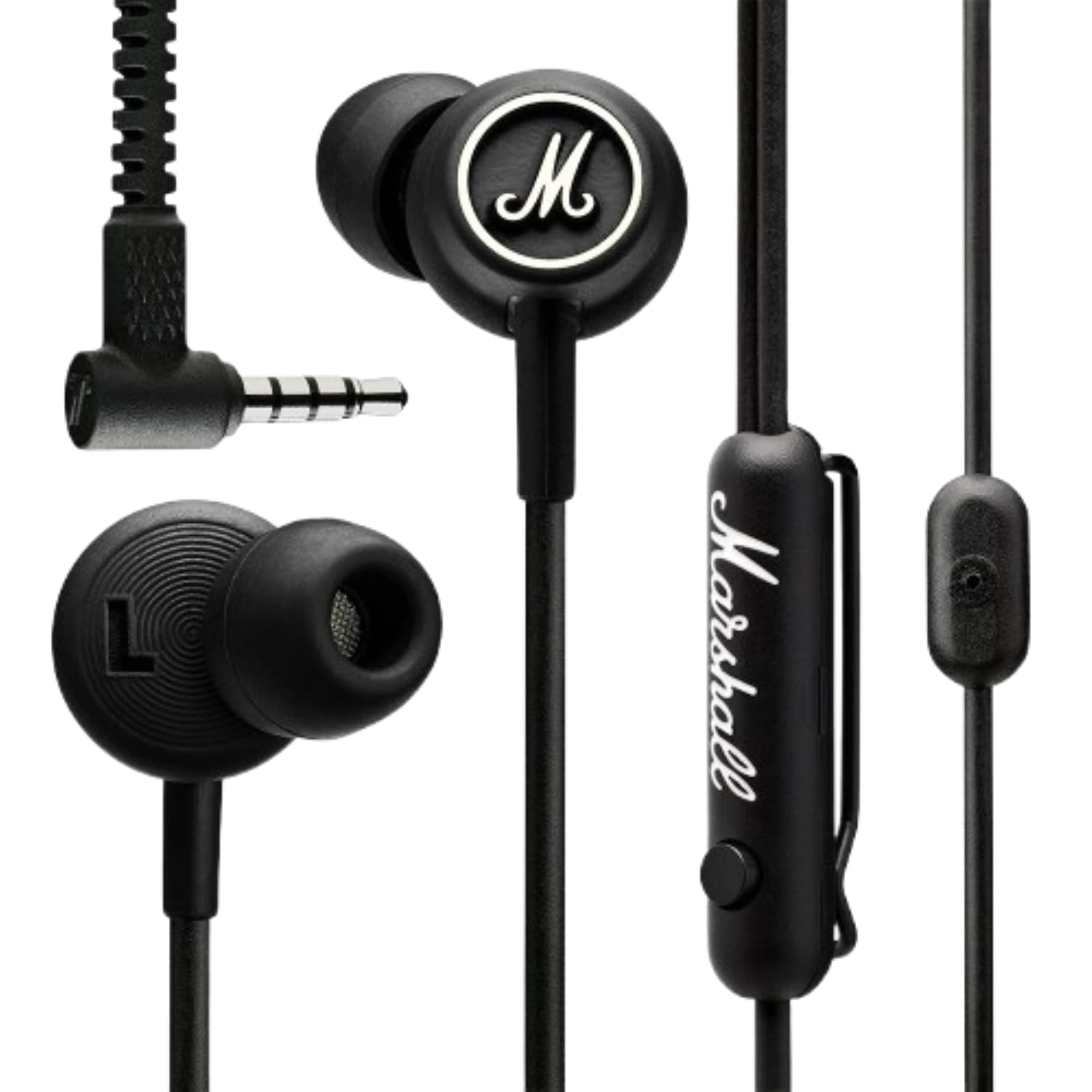 marshall-mode-eq-auricolari-in-ear-cablati-con-eq-nero-e-bianco-logo-iconico-mar image 1