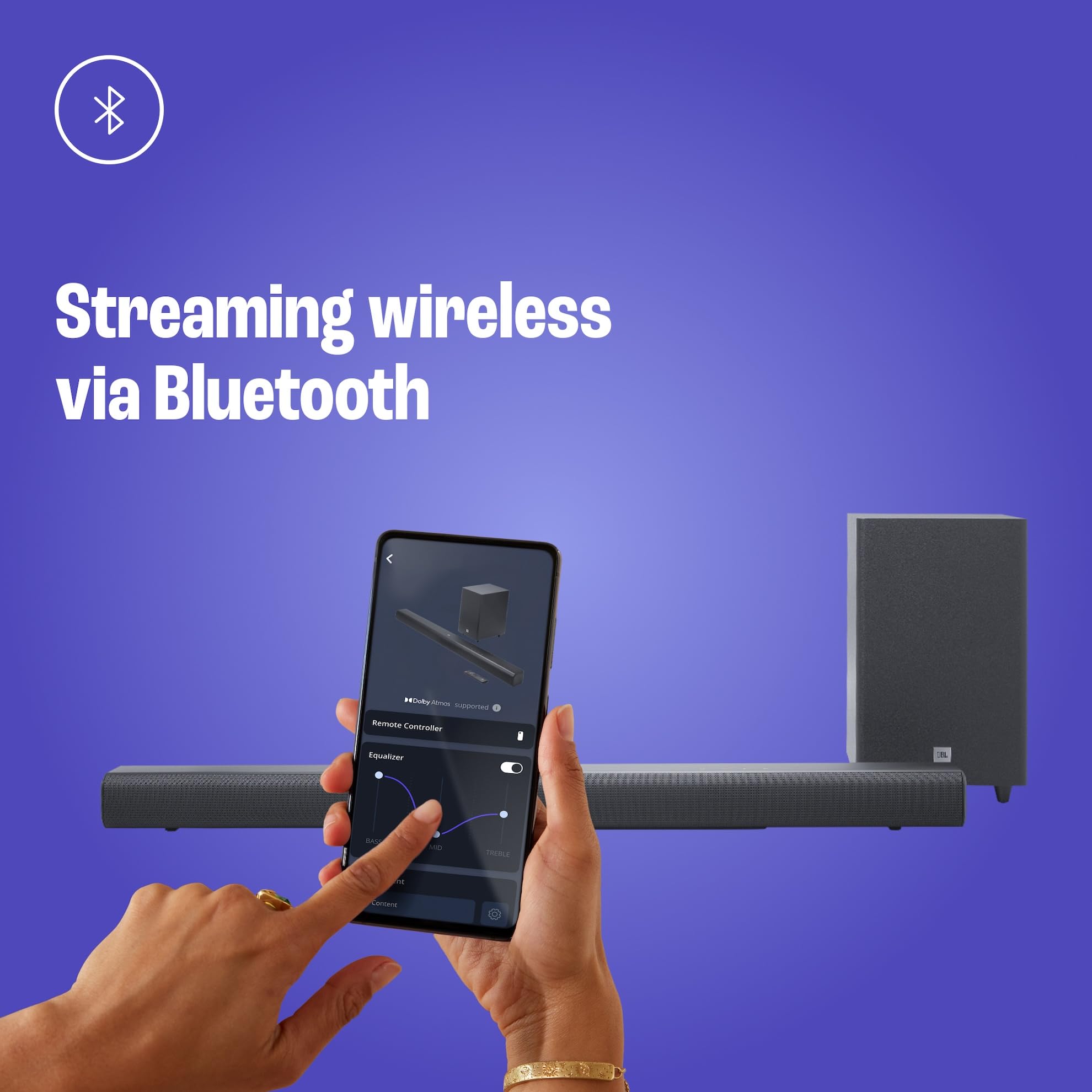jbl-cinema-sb-550-soundbar-3-1-canali-con-subwoofer-wireless-dolby-atmos-hdmi-ar image 5