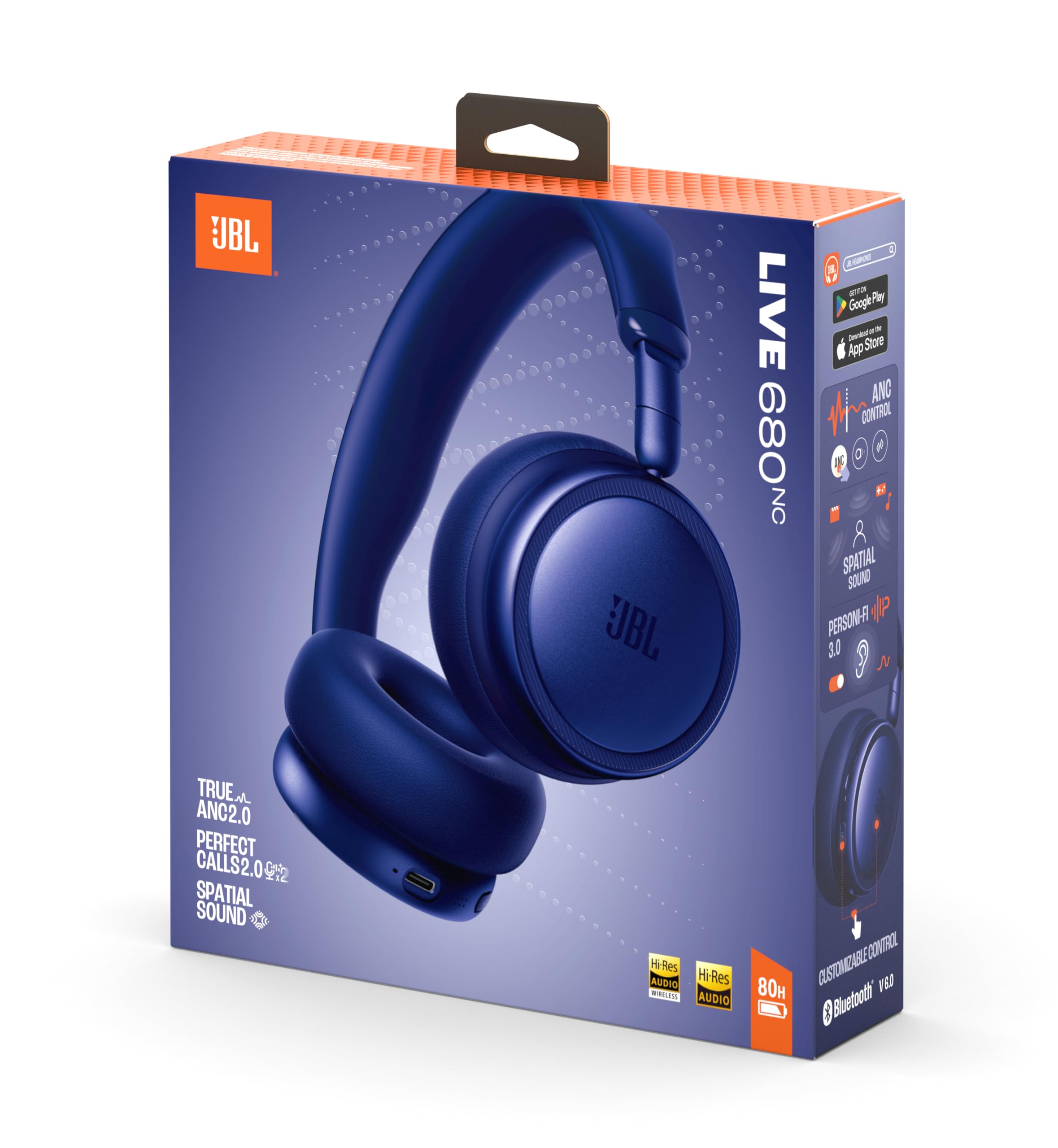 jbl-live-680nc-cuffie-on-ear-wireless-con-cancellazione-adattiva-del-rumore-blue image 8