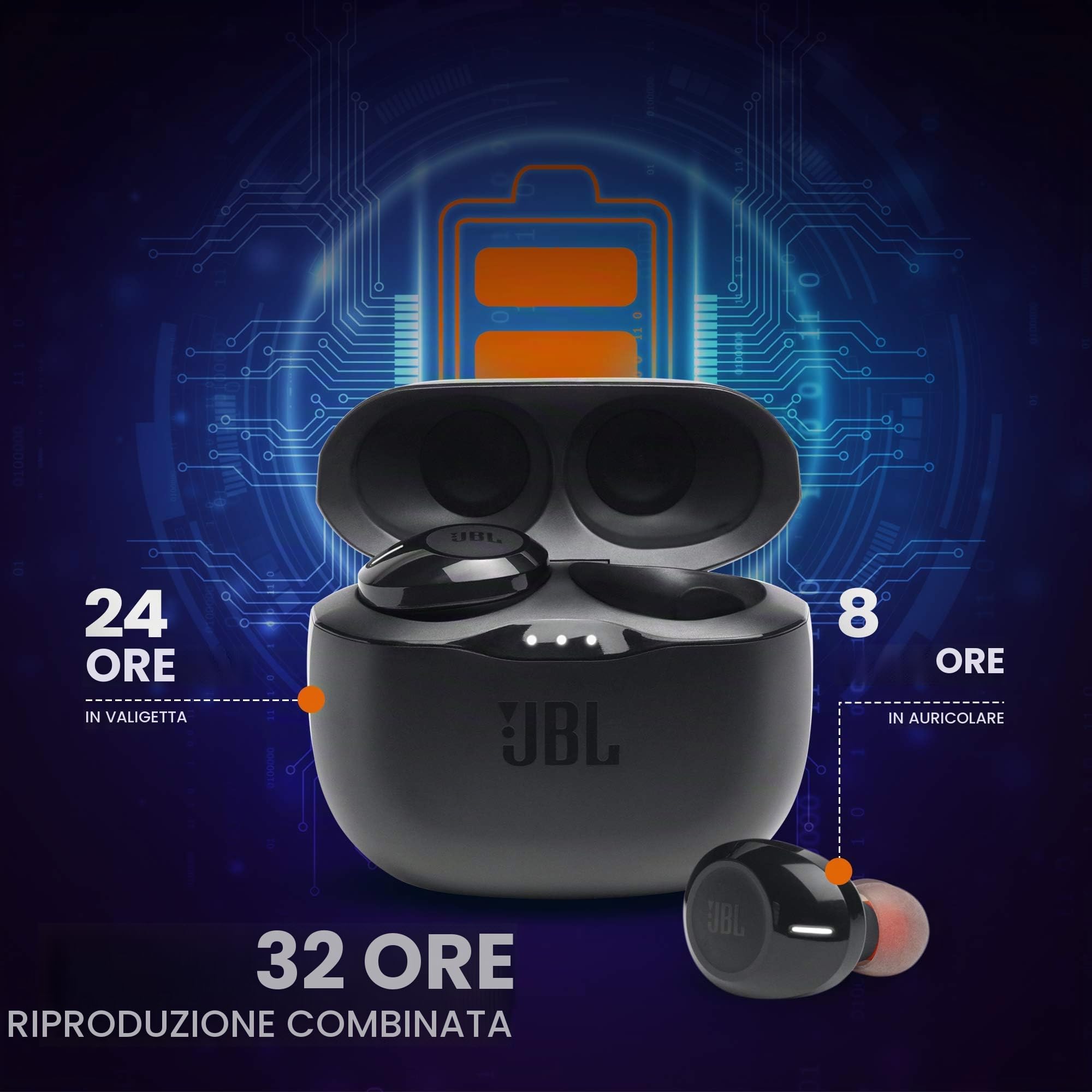 jbl-tune-125tws-cuffie-in-ear-true-wireless-bluetooth-nero-pure-bass-sound-dual- image 2