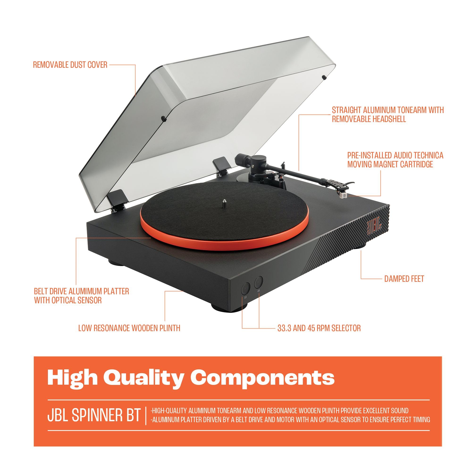 jbl-spinner-bt-giradischi-bluetooth-con-aptx-hd-piatto-in-alluminio-a-cinghia-po image 7