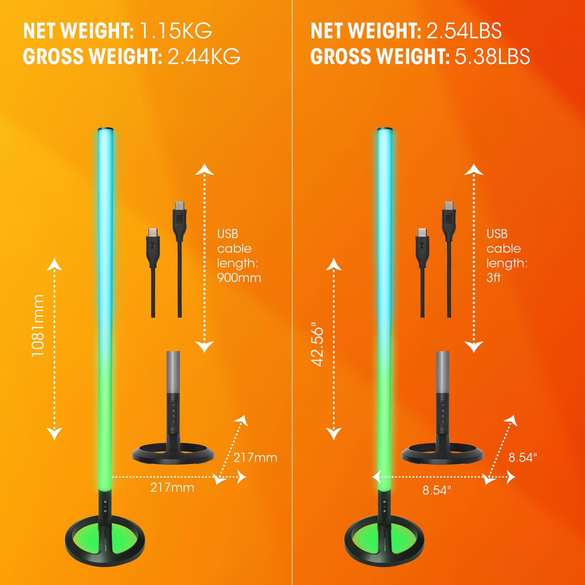 jbl-partylight-stick-barra-luminosa-portatile-bluetooth-nero-led-rgb-360-sincron image 6