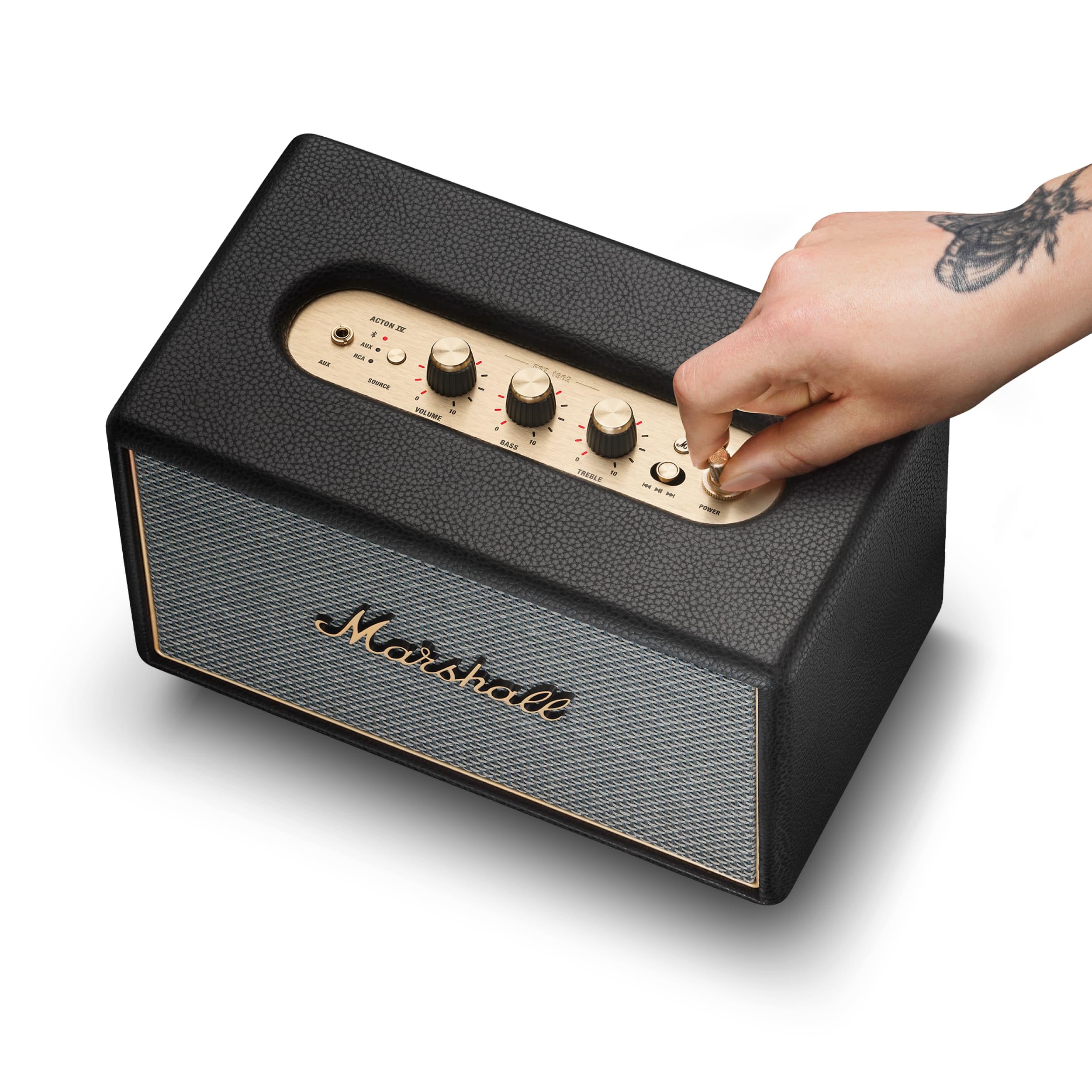marshall-acton-iv-cassa-bluetooth-da-casa-nero-suono-wide-bassi-ottimizzati-aura image 7