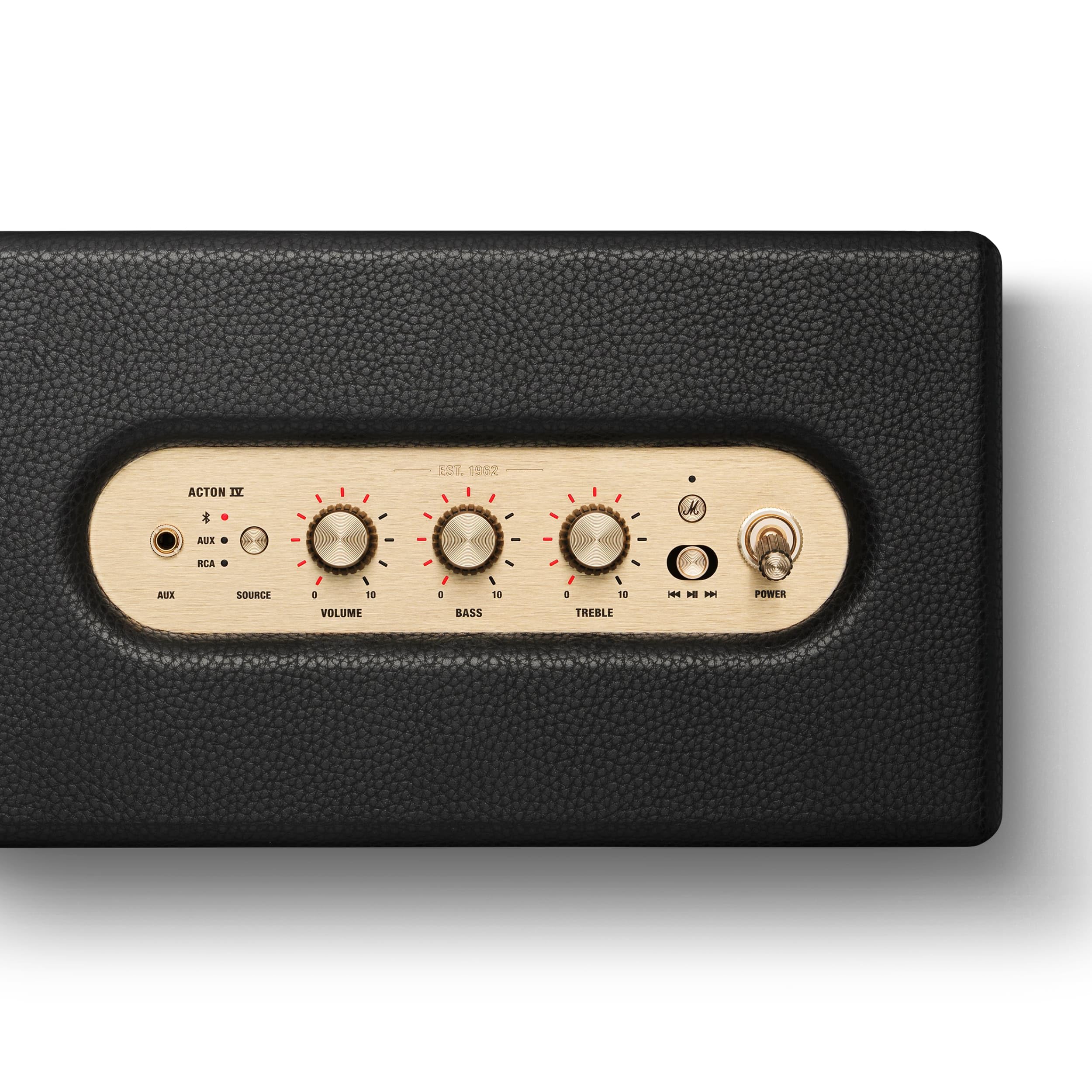 marshall-acton-iv-cassa-bluetooth-da-casa-nero-suono-wide-bassi-ottimizzati-aura image 6